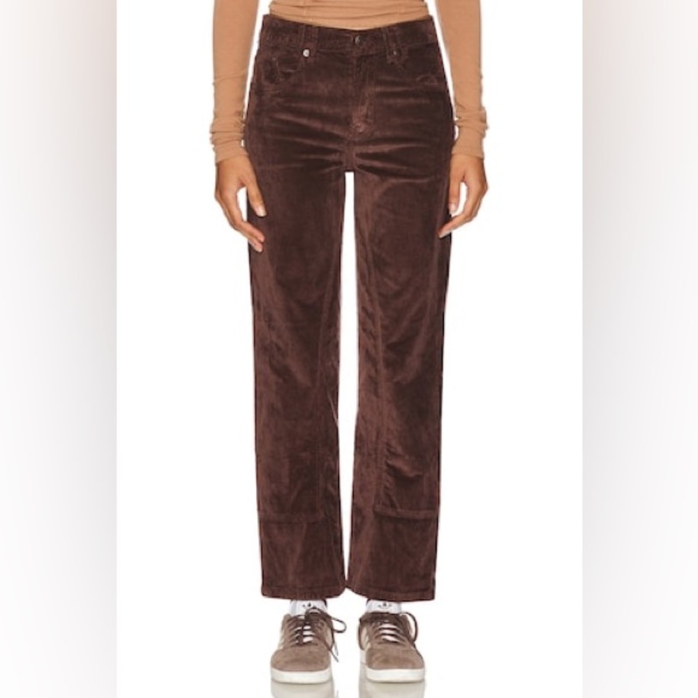 We The Free Risk Taker Cord Straight Leg in Chocolate Truffle size‎ 26 nwt